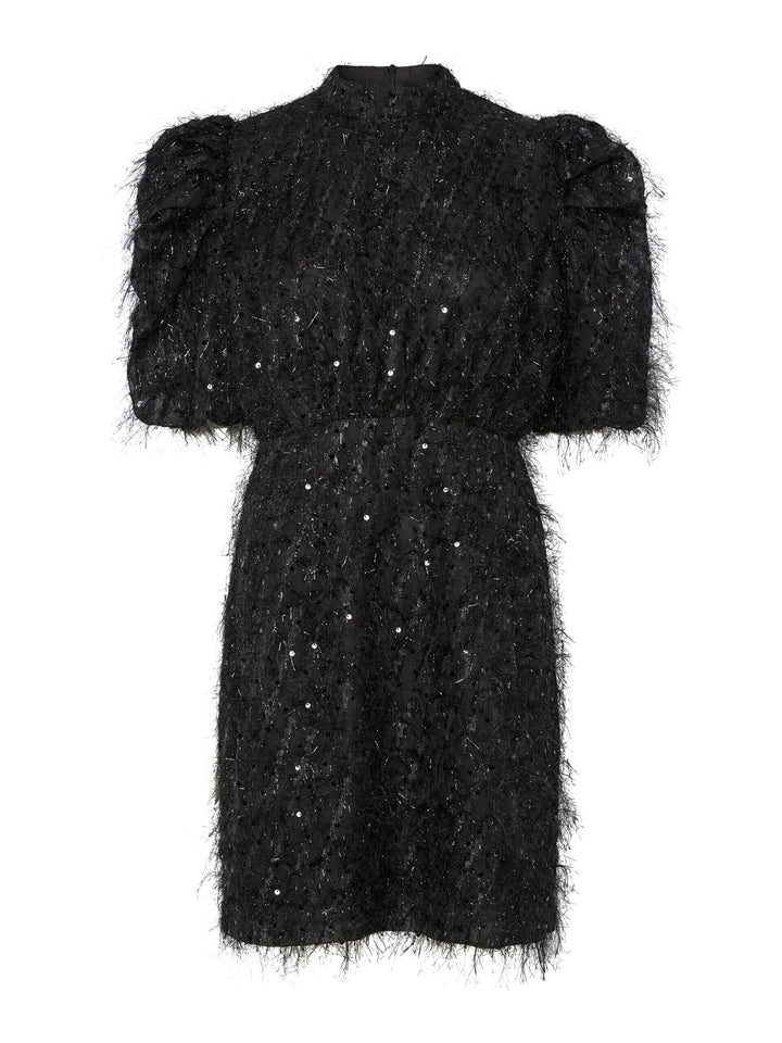 YAS - Yasilza 2/4 Sequin Dress - 4878357 Black Kjoler 