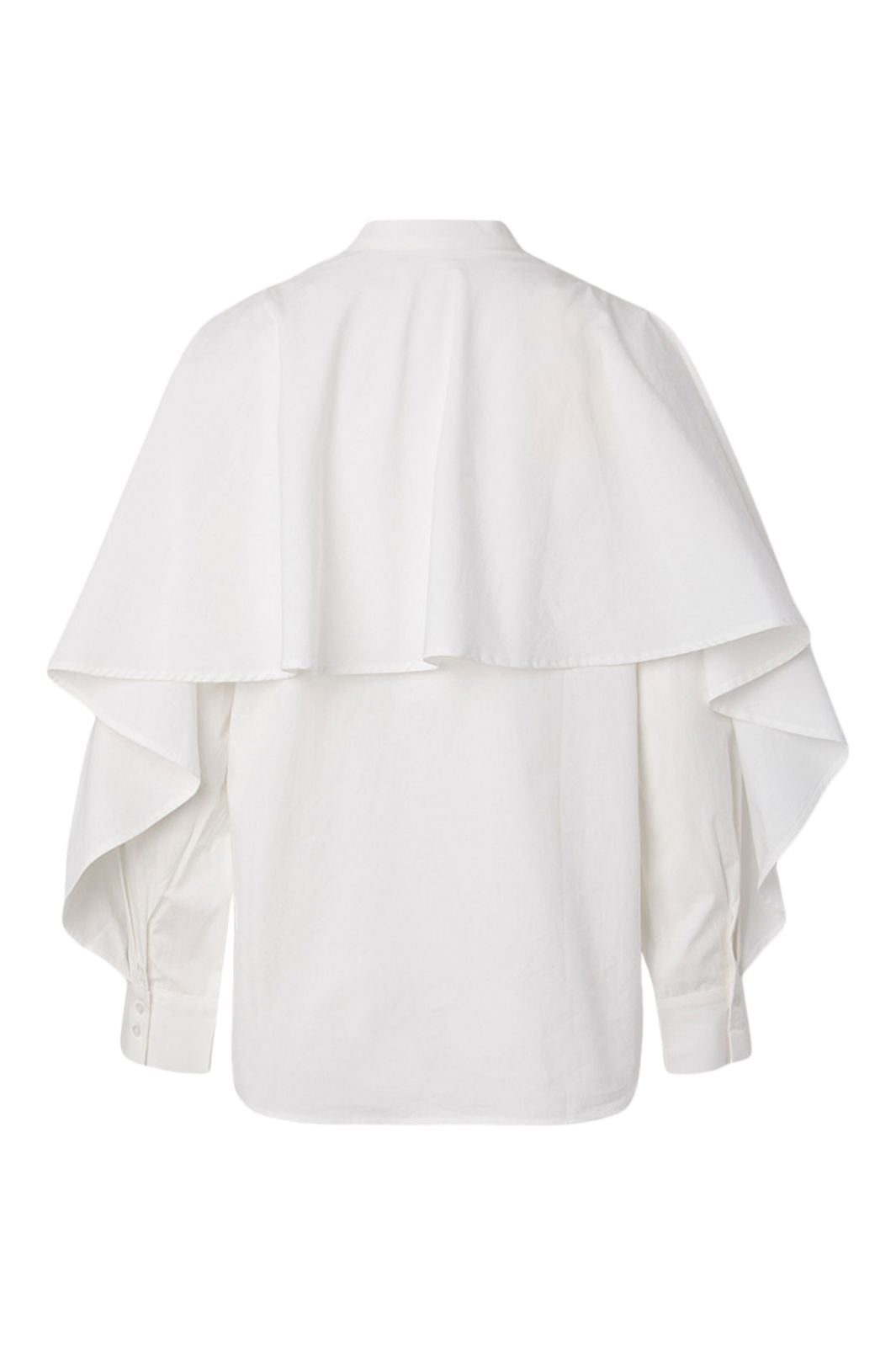 YAS - Yaslau Ls Cape Shirt - 5154671 Star White