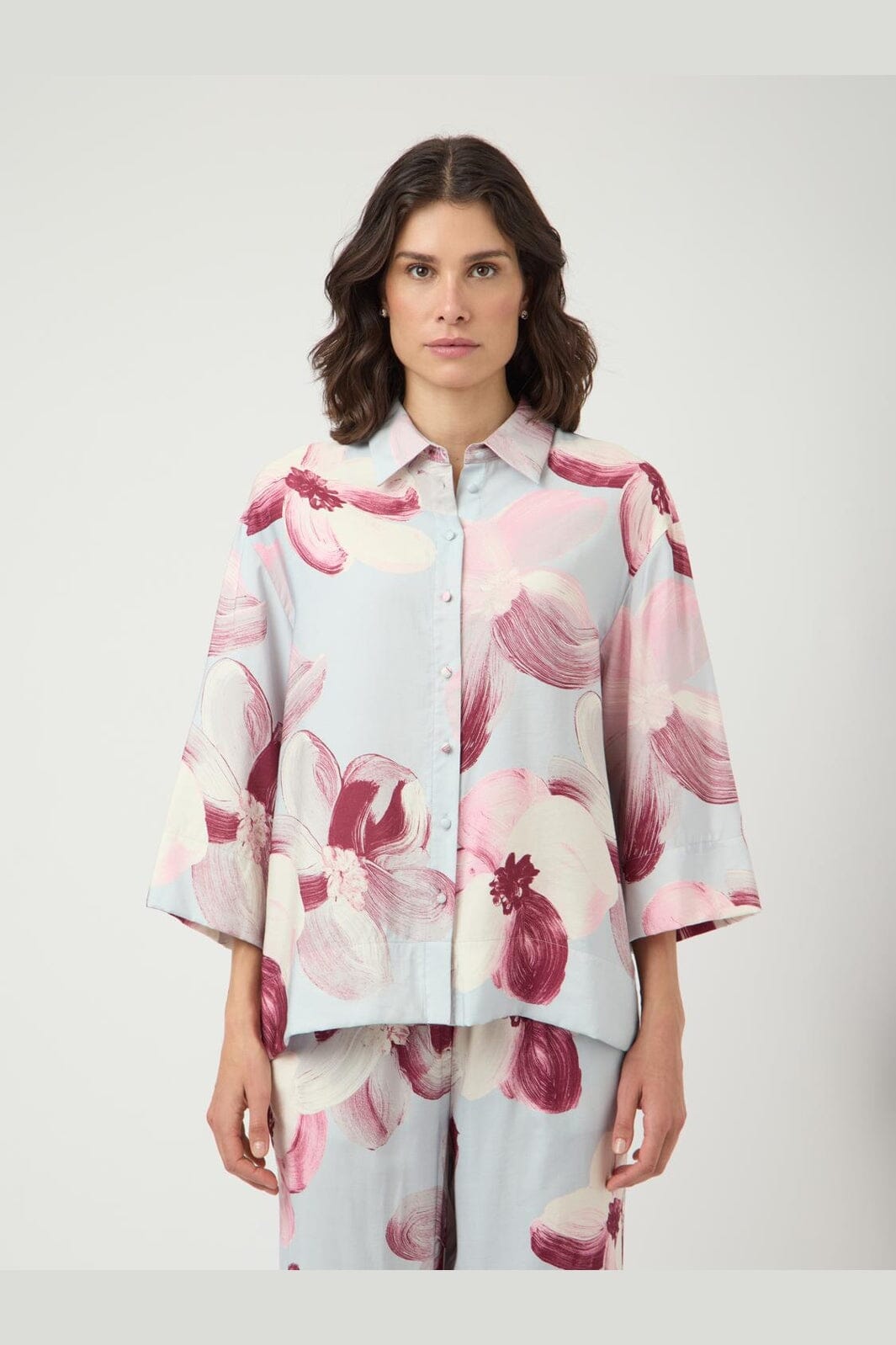 YAS - Yasmarga 3/4 Shirt - 5032455 Skyway Marga Aop