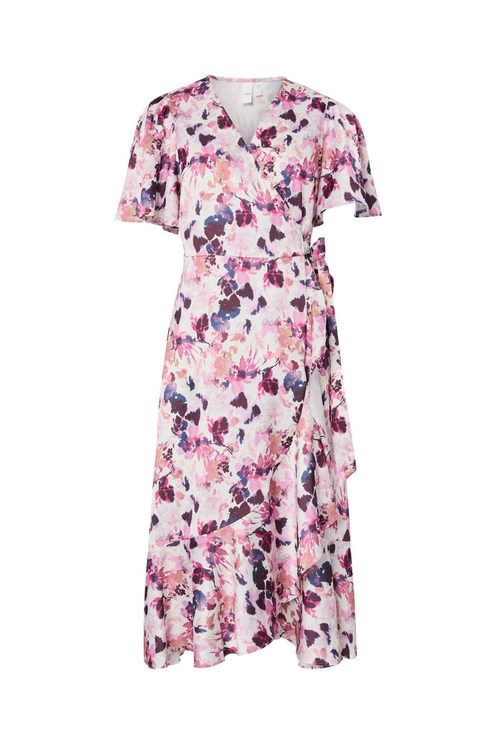 YAS - Yasthea 2/4 Midi Wrap Dress - 4971091 Pristine Lynn
