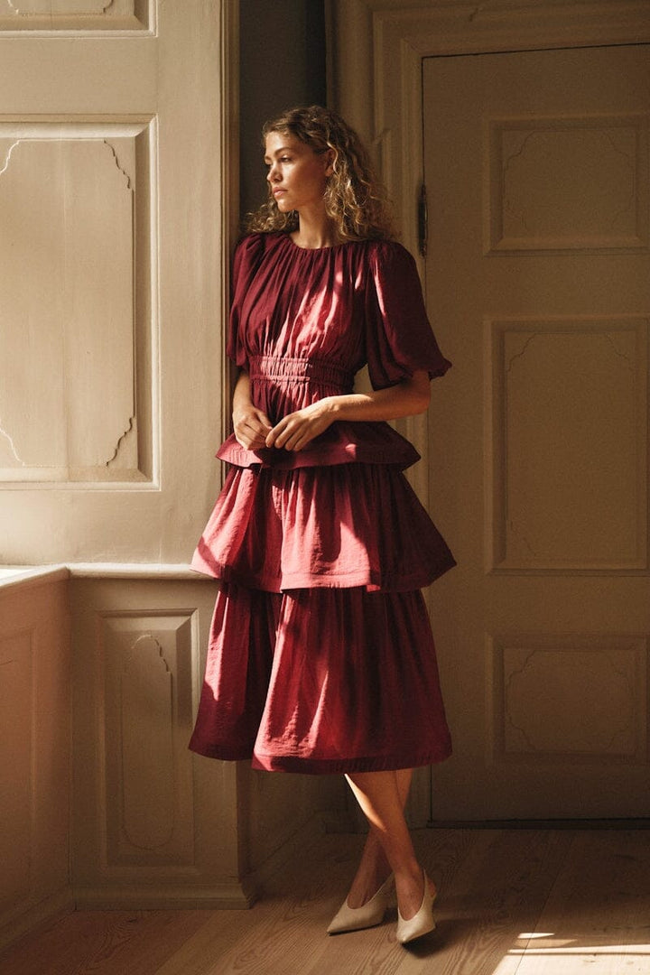 YAS - Yastilla 2/4 Long Dress - 4975872 Rhododendron Kjoler 